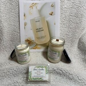 Phlur Heavy Cream Scent Candle & Melts Bundle (type)
